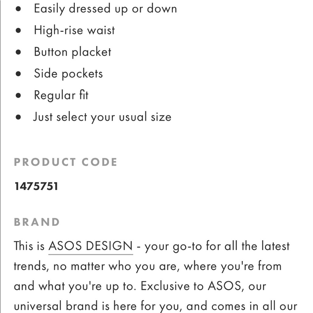 Nwt Asos Button Front Midi Skirt - image 6